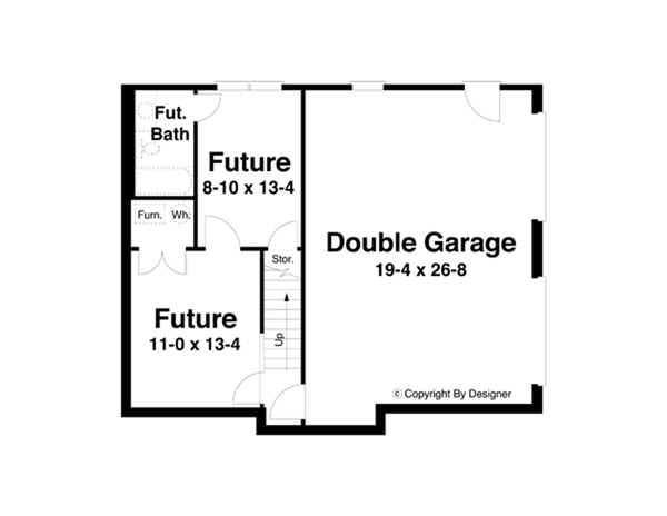 Lower Level image of ABERDEEN-A House Plan
